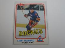 1981-82 TOPPS HOCKEY #82 LANNY MCDONALD ROCKIES