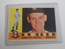 1960 TOPPS BASEBALL #11 NORM SIEBERN KANSAS CITY ROYALS