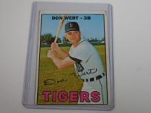 1967 TOPPS BASEBALL #511 DON WERT DETROIT TIGERS VINTAGE