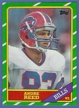 High Grade 1986 Topps #388 Andre Reed RC Buffalo Bills