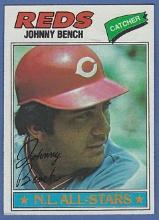 High Grade 1977 Topps #70 Johnny Bench Cincinnati Reds
