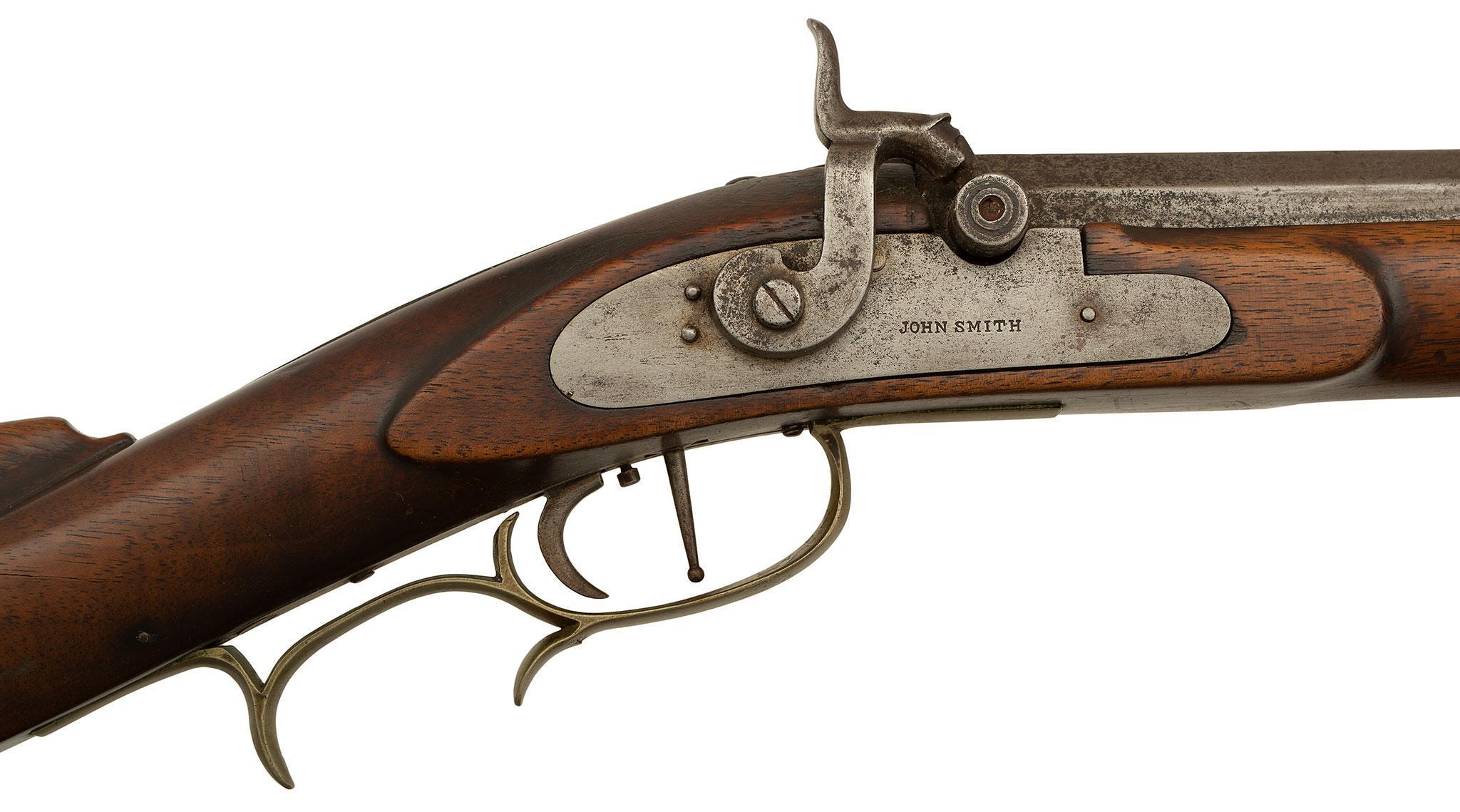 Percussion Half Stock Rifle By John Smith