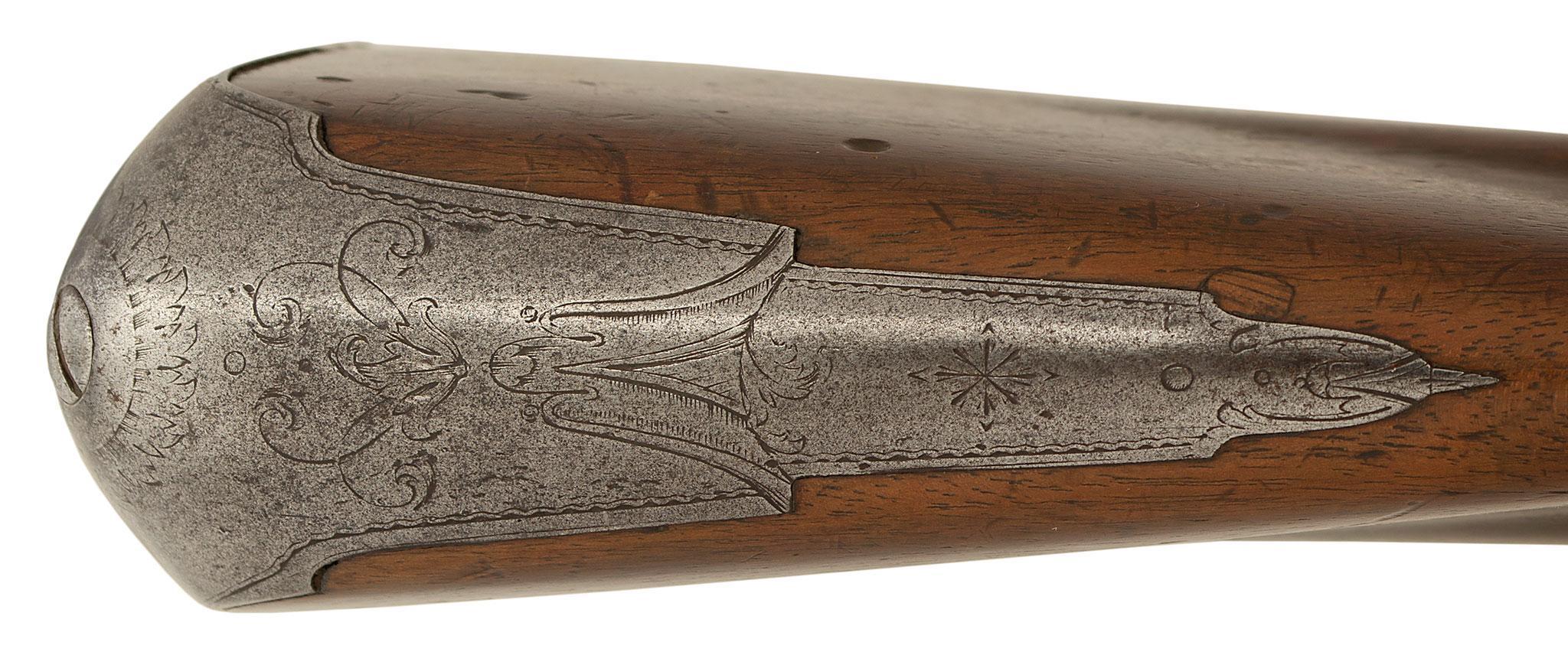 English Flintlock Sporting Gun By James Freeman (1738-1756)