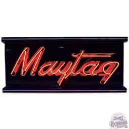 Maytag Counter Top Display SS Porcelain Neon Sign