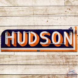 Rare Hudson Die Cut DS Porcelain Neon Sign