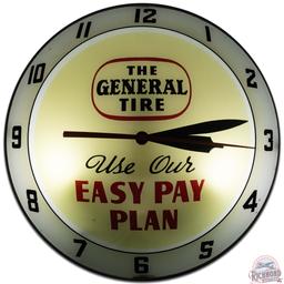 General Tires Use Our Easy Pay Plan 15" Double Bubble Advertising Clock