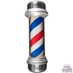William Marvy Model 55 Lighted Barber Pole Sign w/ Motion