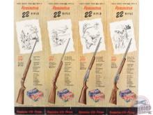 Remington Du Pont Peters .22 Cal Cardboard Display Sign