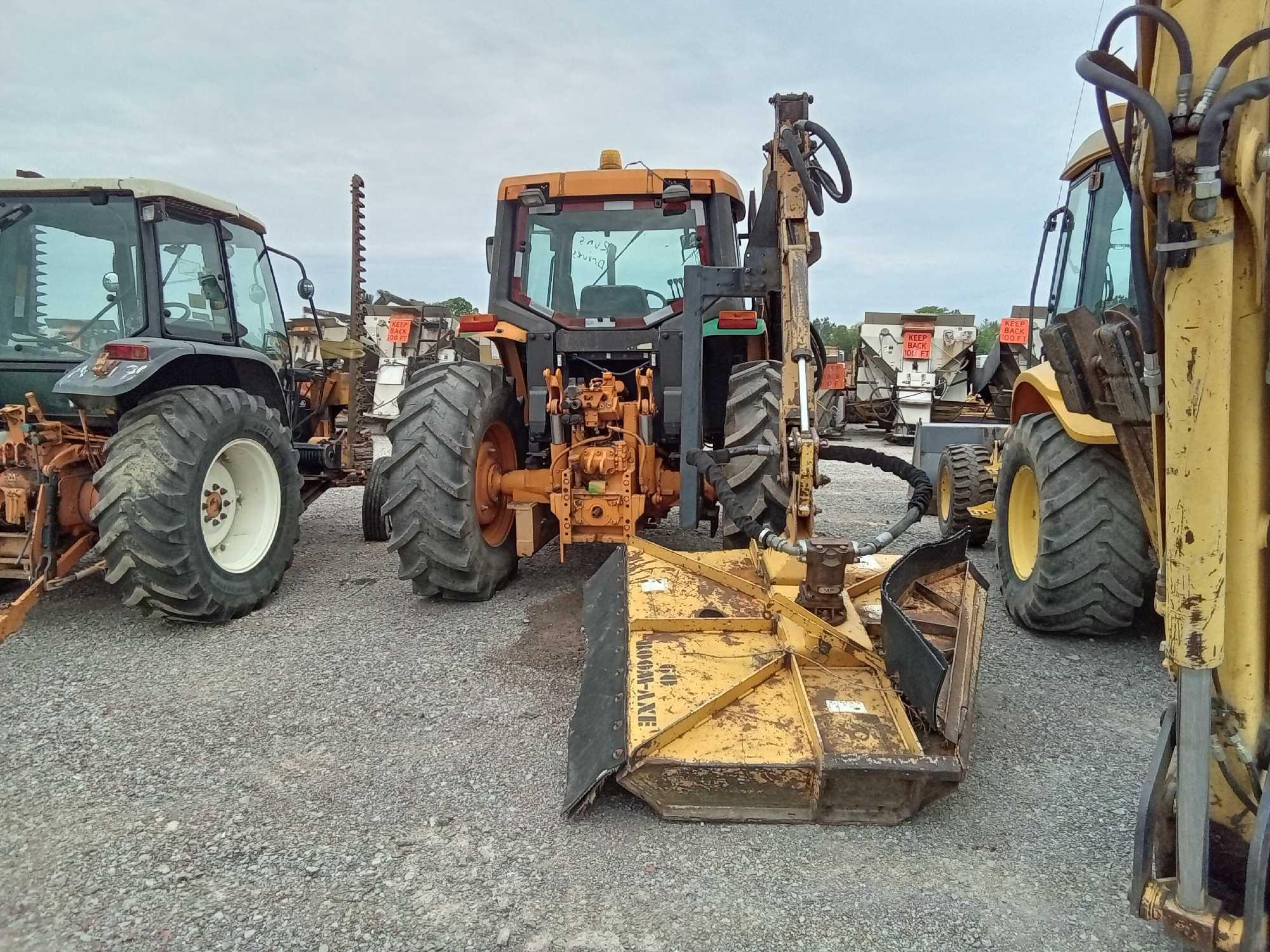 1997 JOHN DEERE 6400 TRACTOR MOWER - EXT.BRUSH CUTT