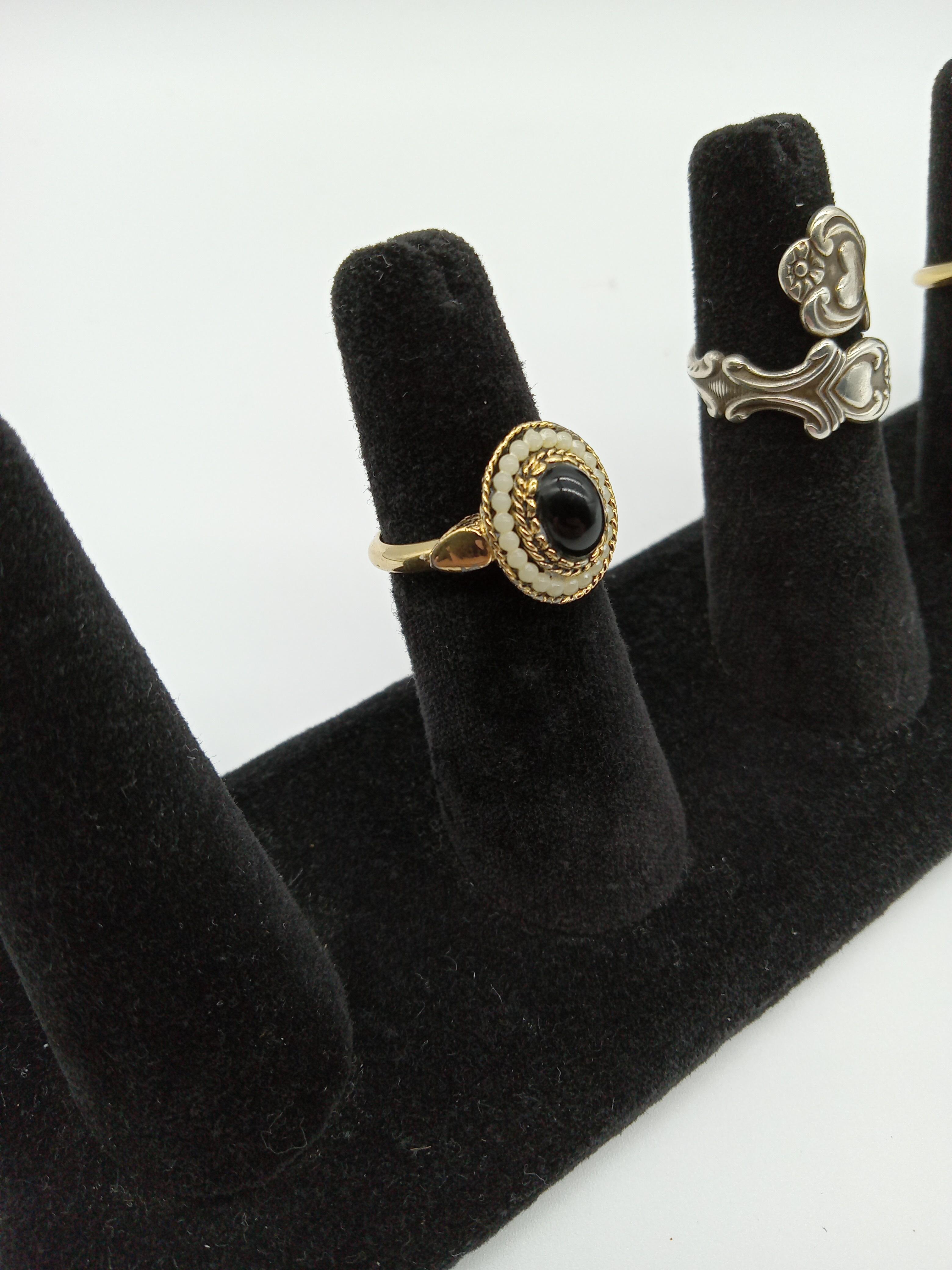 3 Vintage Avon Rings