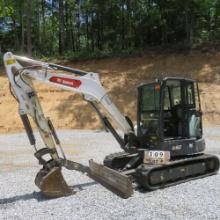 2021 Bobcat E60-R Series Excavator 78" Backfill Blade, Hyd. Thumb, 24' Buck