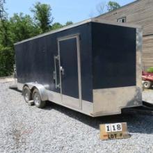 "Graco E20 Spray Foam Equipment Cargo Trailer Package, 7'x16' Enclosed Carg