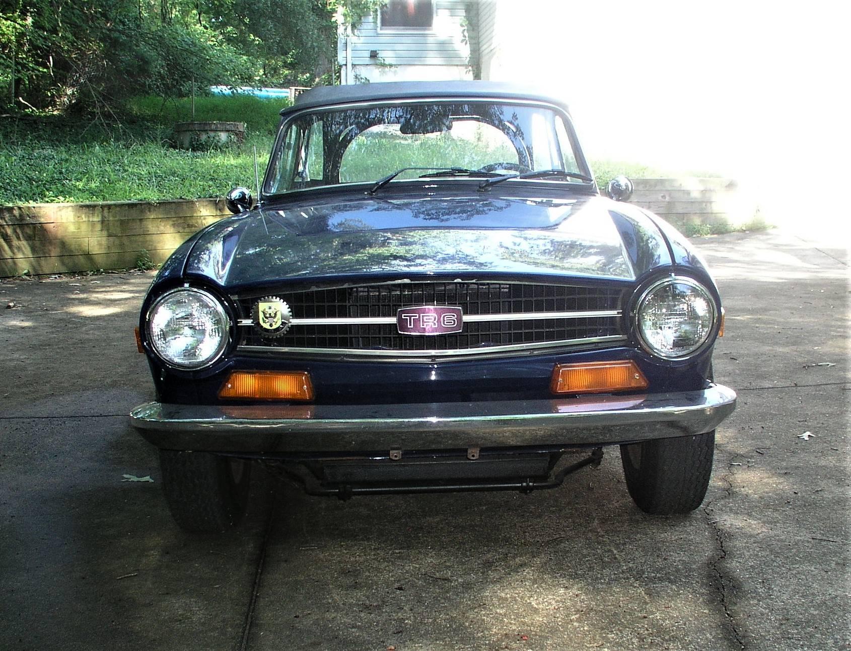 1973 Triumph TR6 Convertible. 4 speed with optional over drive. New 'Red Li