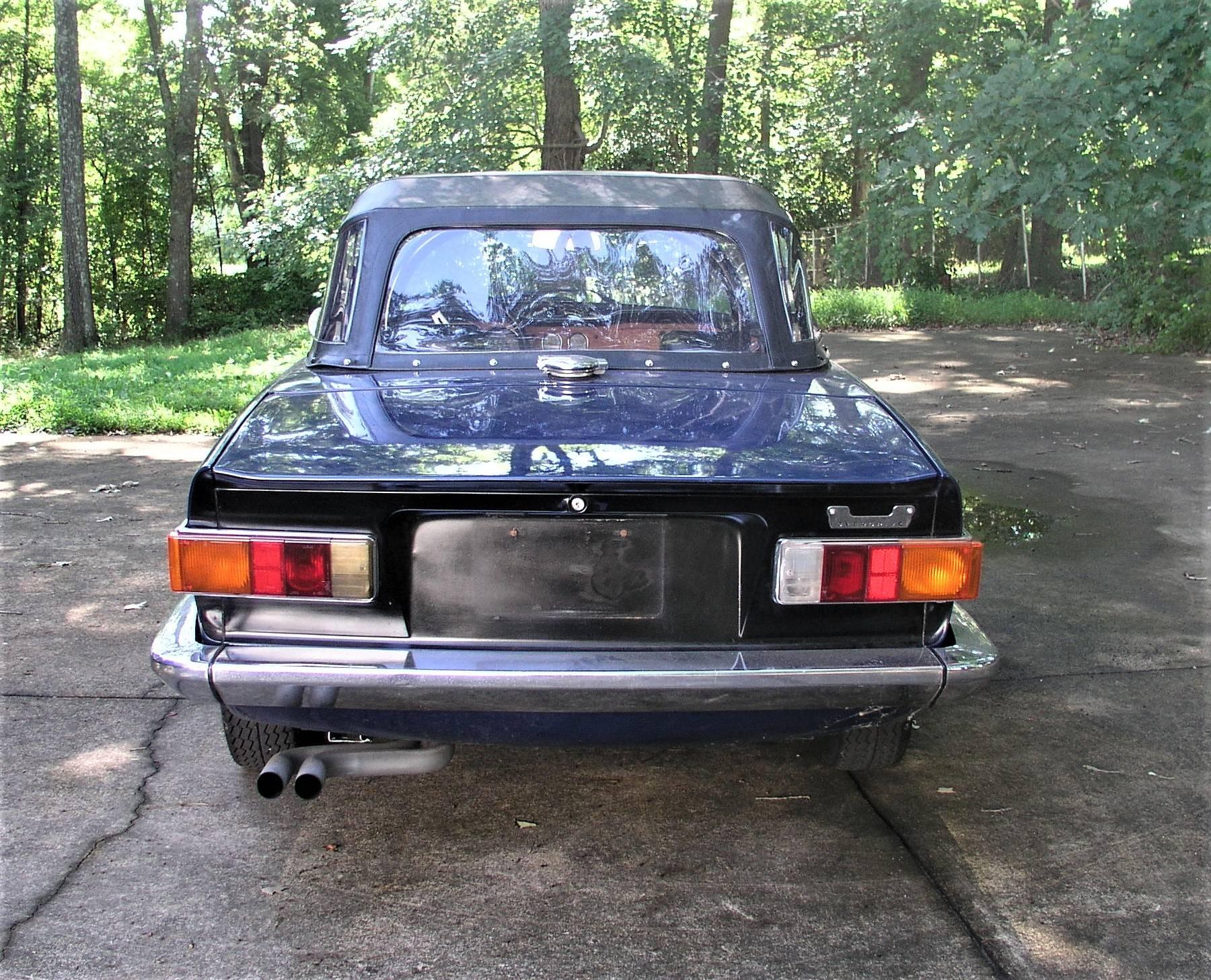 1973 Triumph TR6 Convertible. 4 speed with optional over drive. New 'Red Li