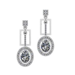 2.51 Ctw SI2/I1 Diamond 14K Yellow Gold Earrings