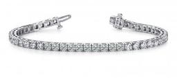 14K WHITE GOLD 2 CTW G-H I1/I2 DIAMOND DREAMS TENNIS BRACELET