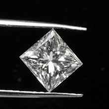 GIA CERTIFIED 0.5 CTW H/SI2 PRINCESS DIAMOND