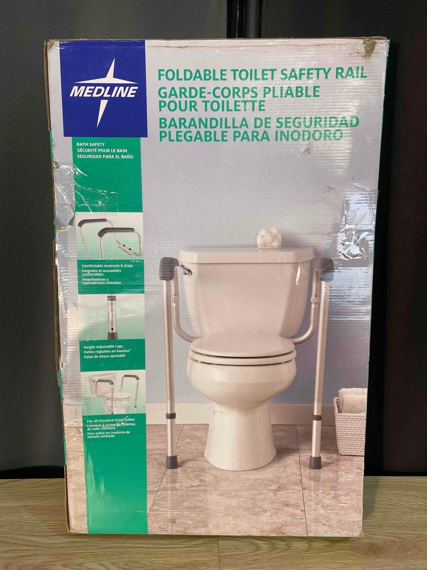 Medline Toilet Safety Rail For Seniors