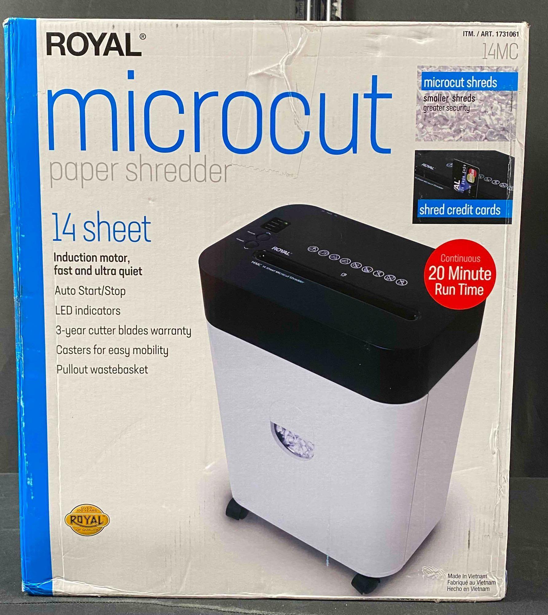 Royal Shredder MicroCut Paper Shredder