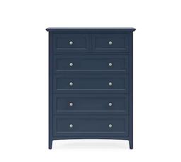Modus Bedroom Grace Five Drawer Chest In Blueberry