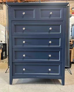 Modus Bedroom Grace Five Drawer Chest In Blueberry