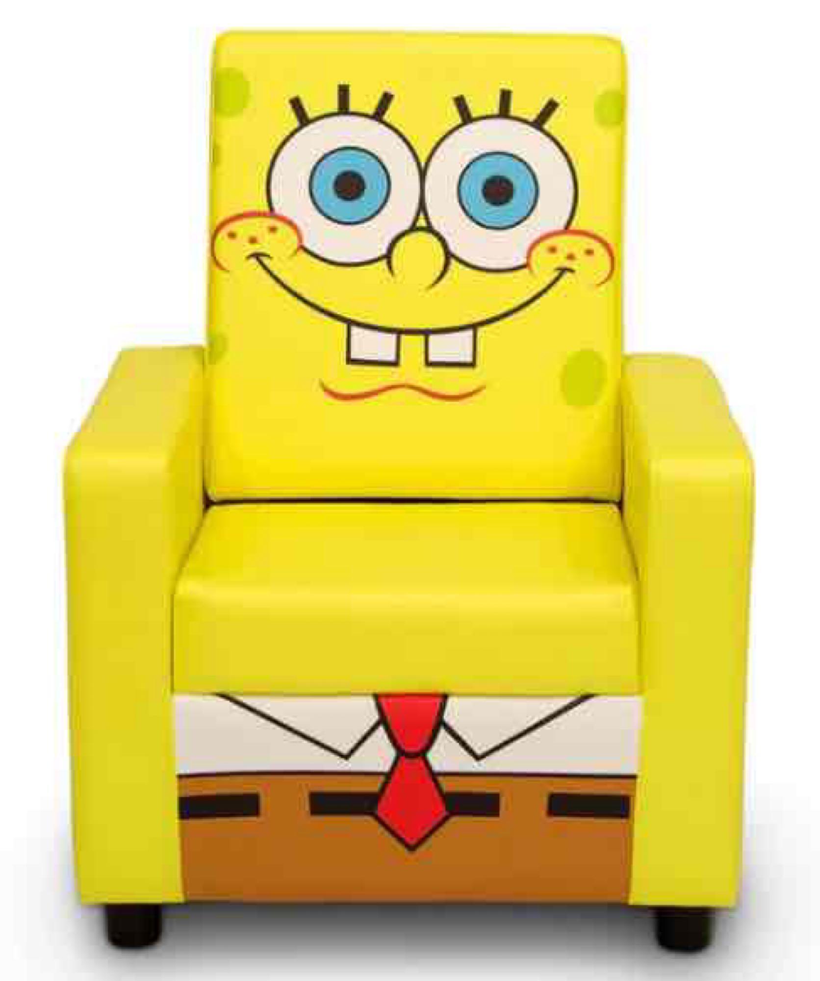 Delta Children SpongeBob SquarePants High Back Upholstered Chair
