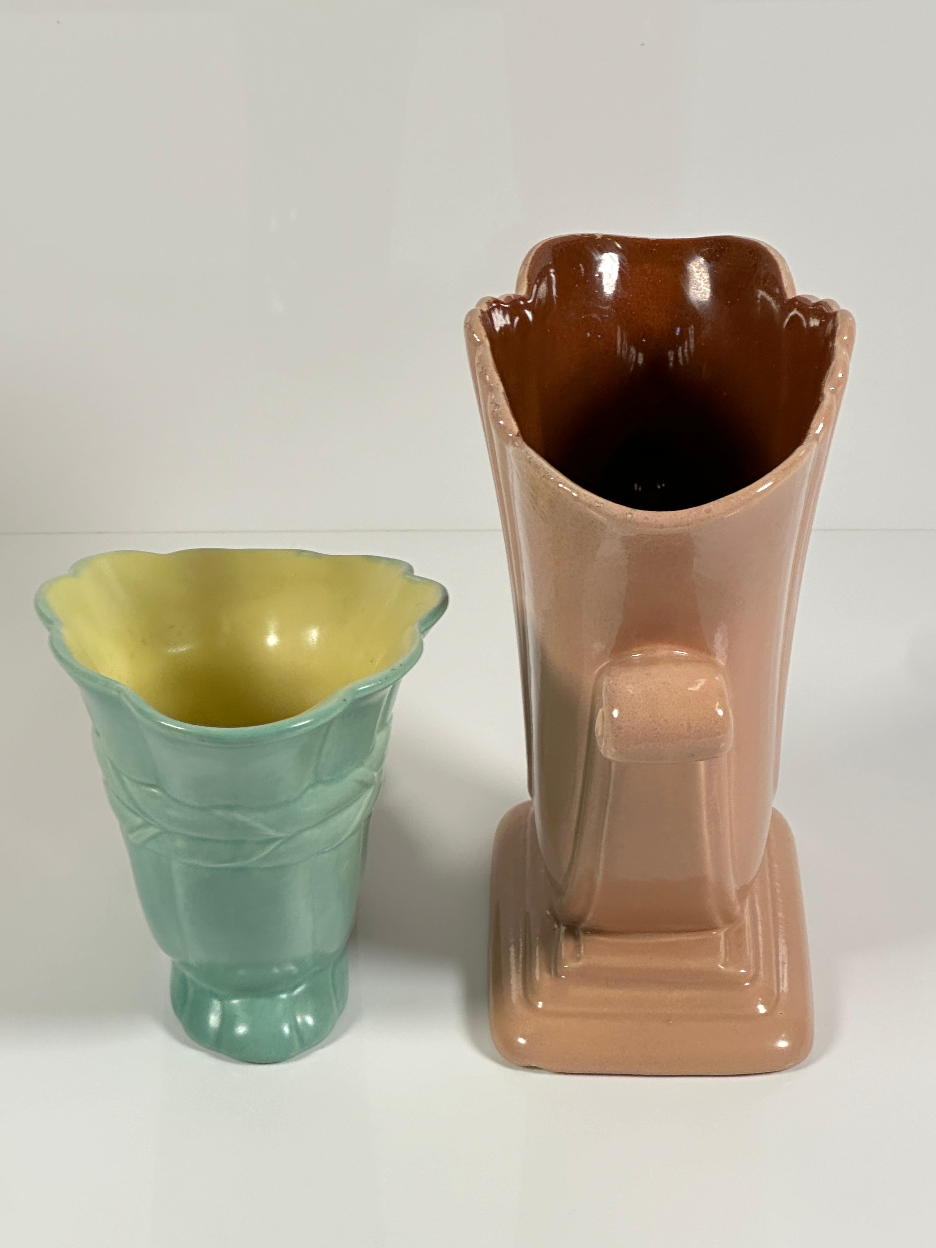 Two Redwing Vases