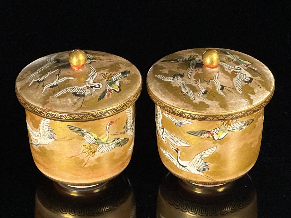 Pair of Satsuma Jars