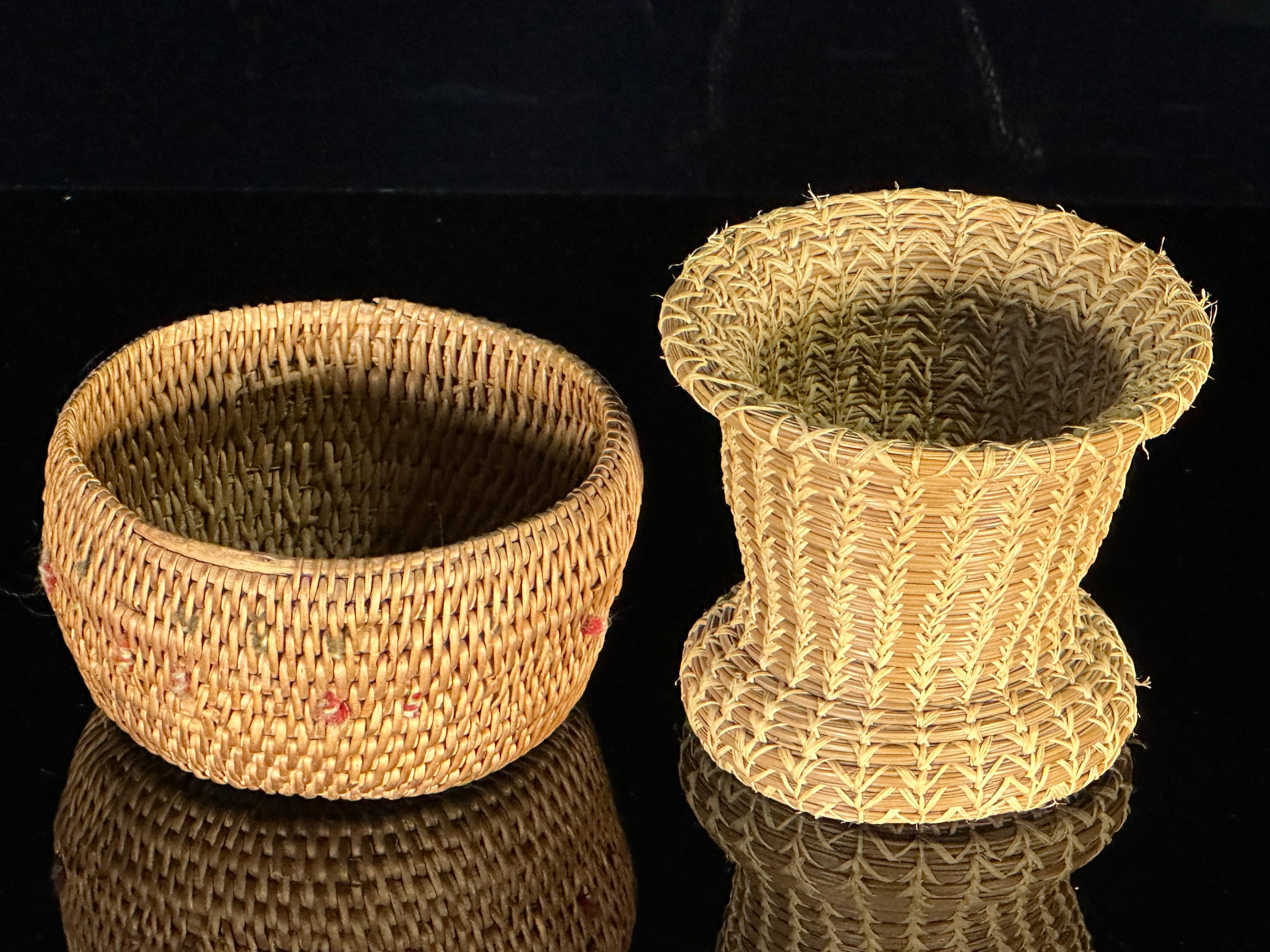 Two Native American Baskets