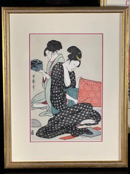 Three Japanese Woodblock prints