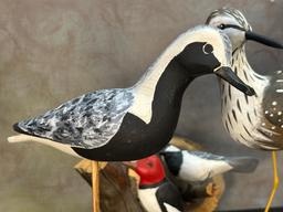 Carved Wood Birds