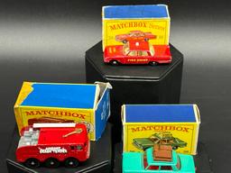 Vintage Matchbox Cars with Original Boxes