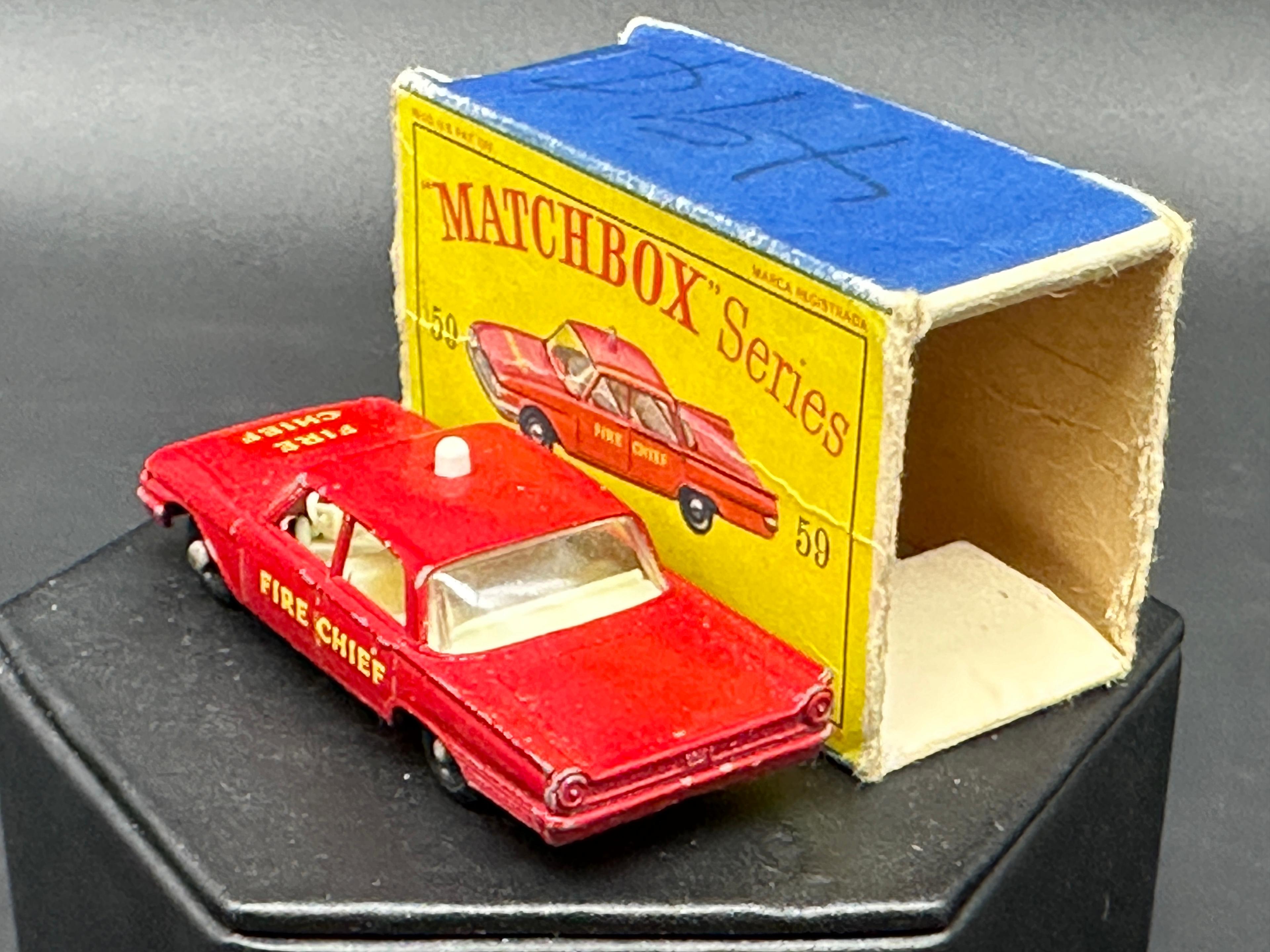 Vintage Matchbox Cars with Original Boxes