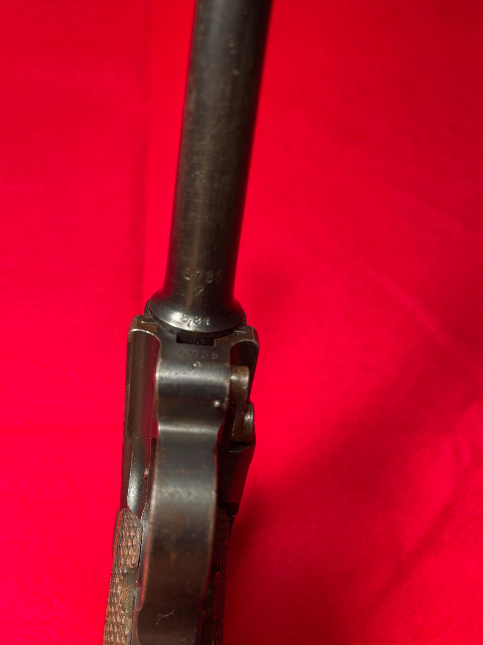 DWM Luger | 1918 | 6736 | Pistol | 9mm