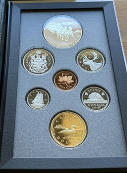 1992 SILVER PROOF SET IN COINS ROYAL CANANDIAN MINT