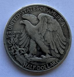 1947 WALKING LIBERTY HALF DOLLAR COIN