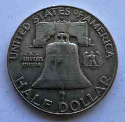 1957 FRANKLIN HALF DOLLAR COIN