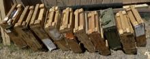 Lot of ammunition boxes