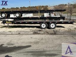 Big Tex 20' Flatbed Trailer, Electric Brakes, Heavy Duty, Bumper Pull - CLEAN TRAILER!