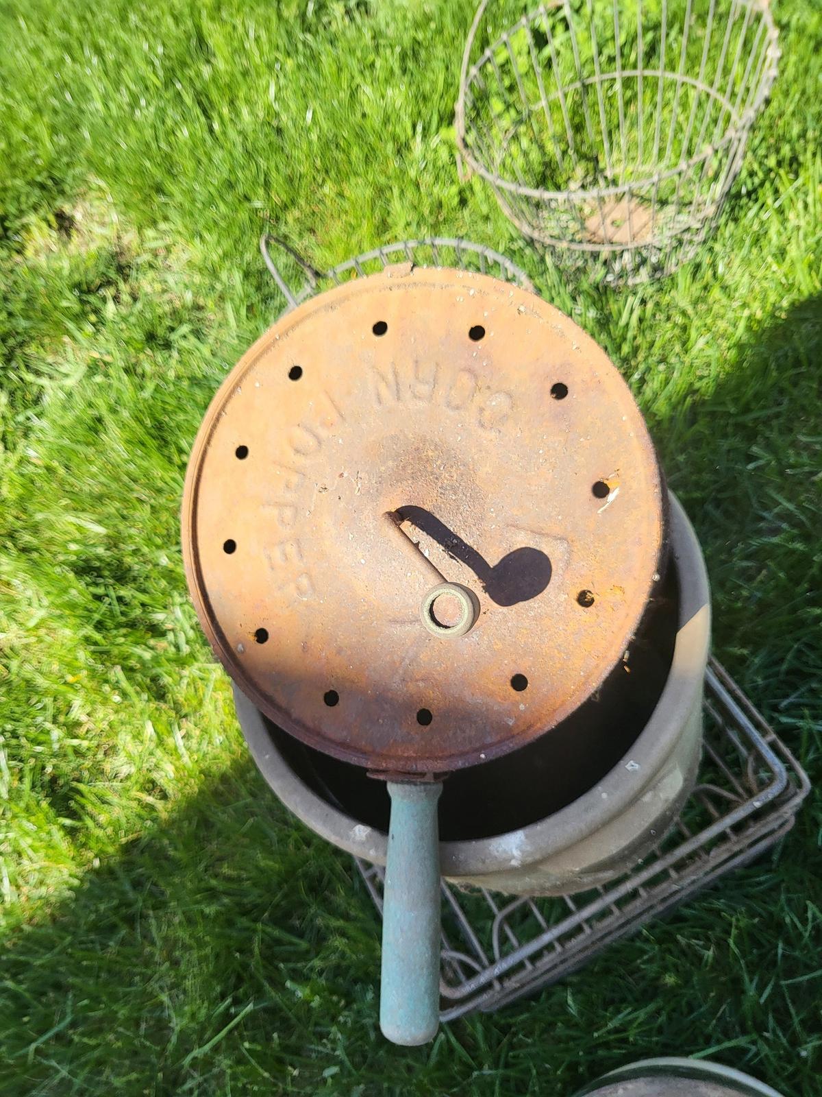 Antique Popcorn Popper