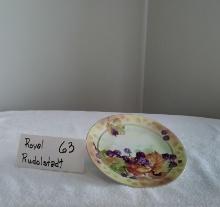 ROYAL RUDOLSTADT HAND PAINTED DISH