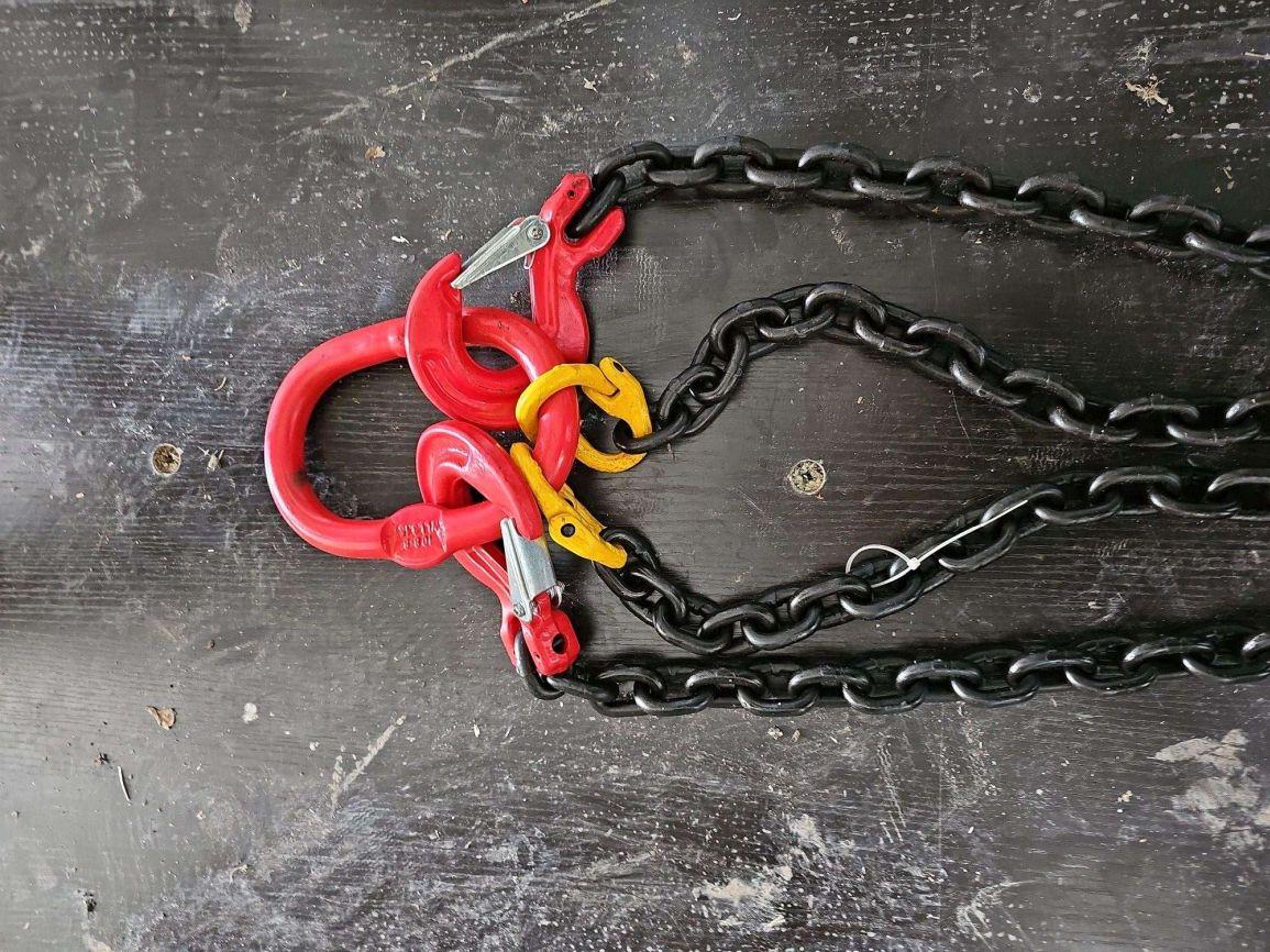 (2) New Paladin 7' Double Leg Lifting Chain Slings