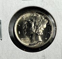 1942-S Mercury Dime, BU