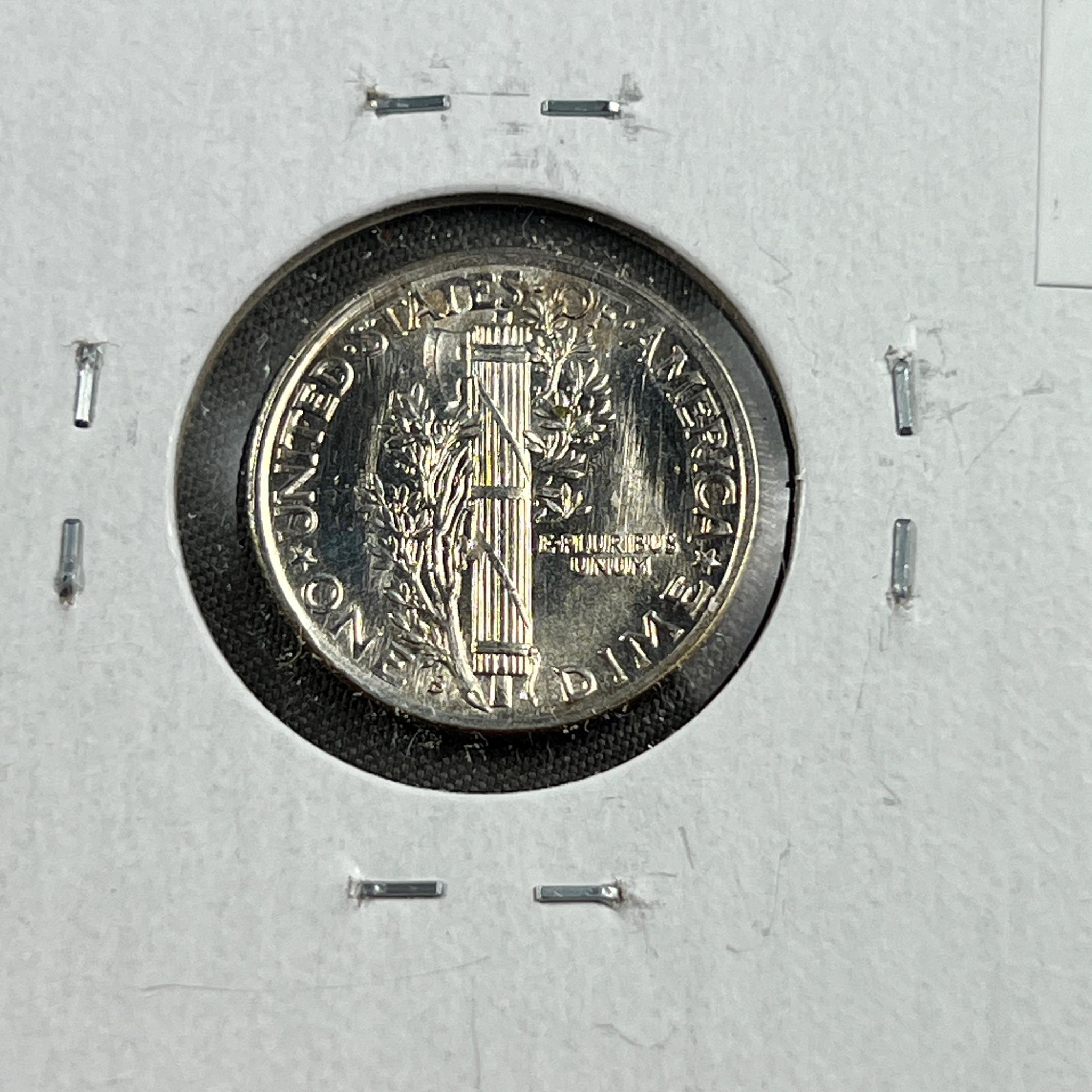 1942-S Mercury Dime, BU