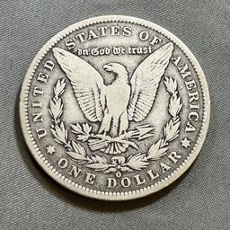 1889-O Morgan Silver Dollar, 90% Silver