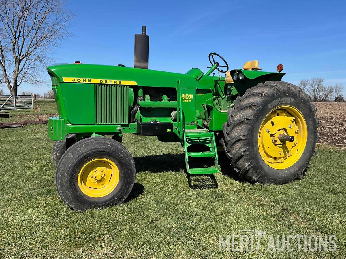 1970 John Deere 4020 diesel tractor