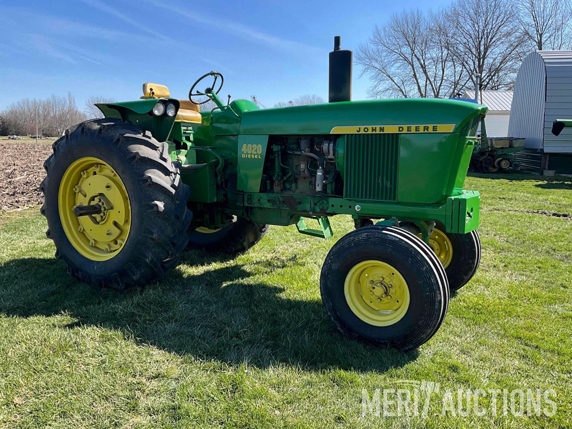 1970 John Deere 4020 diesel tractor