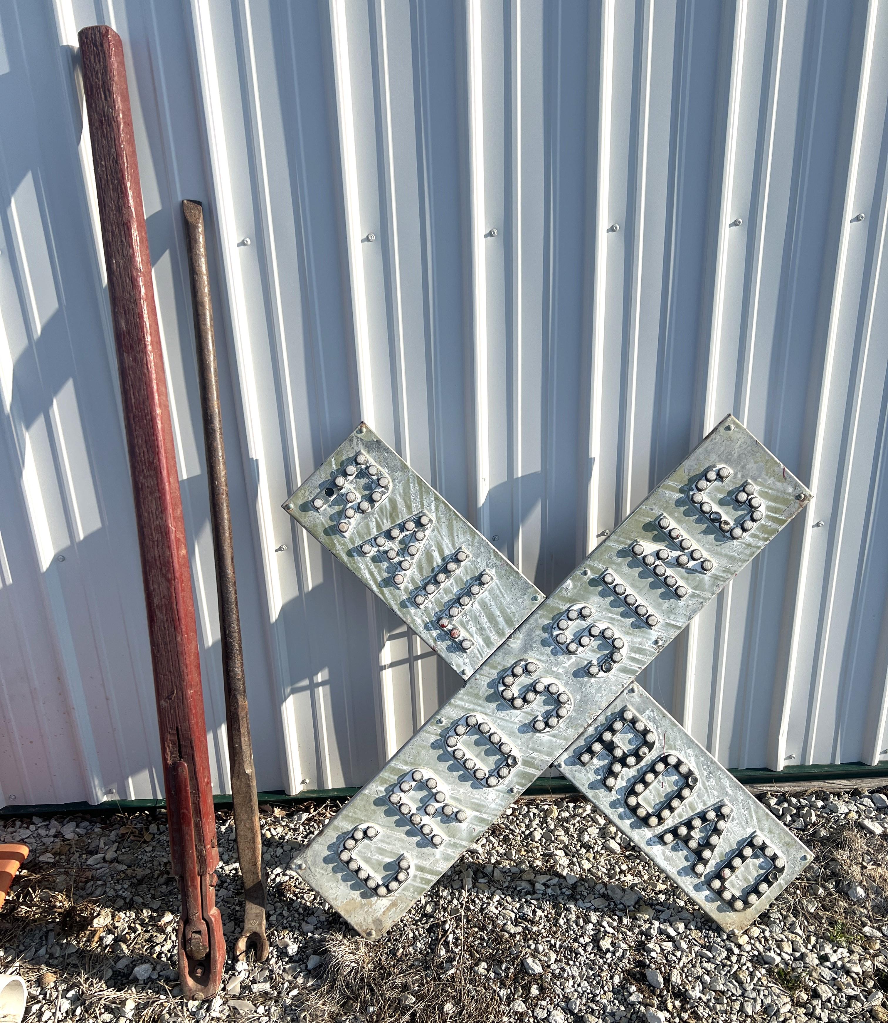 Railroad Crossing Sign & Railroad Track Tools