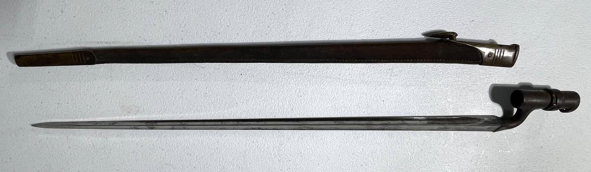 Civil War Bayonet with Scabbard