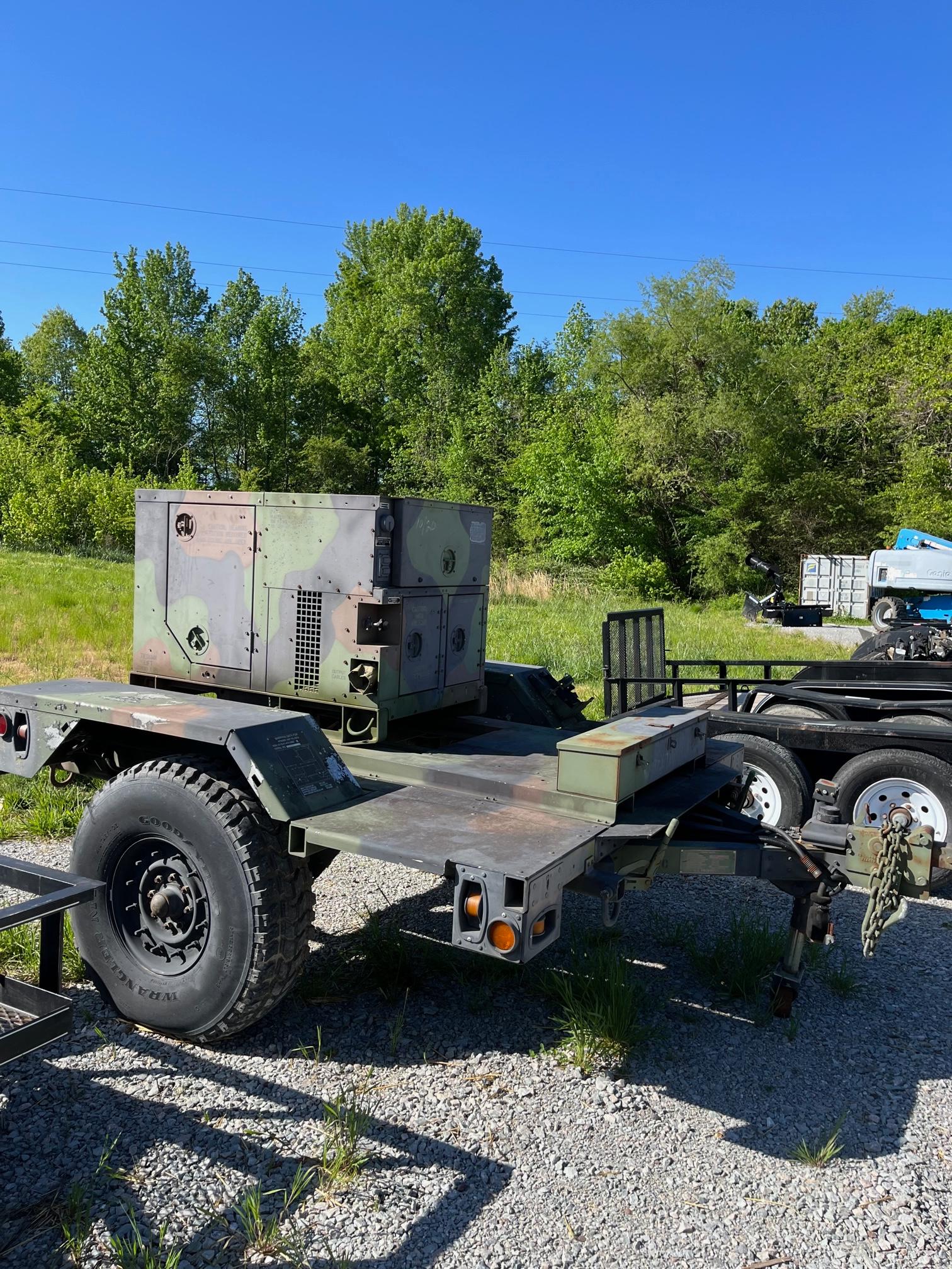 MILITARY GENERATOR AND MILITARY TRAILER